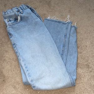 High Rise Vintage Silver Jeans